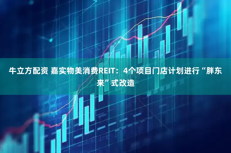 牛立方配资 嘉实物美消费REIT：4个项目门店计划进行“胖东来”式改造